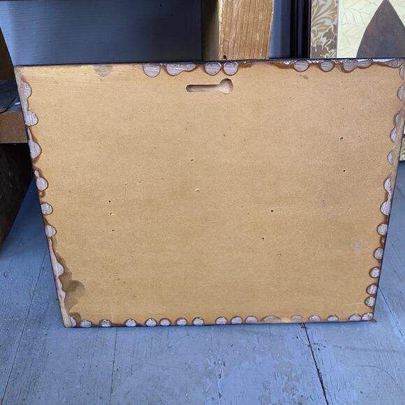 Vintage Decoy Duck On Shelf Lithograph Art Print On Wood White A Canada Coin - Picture 4 of 7